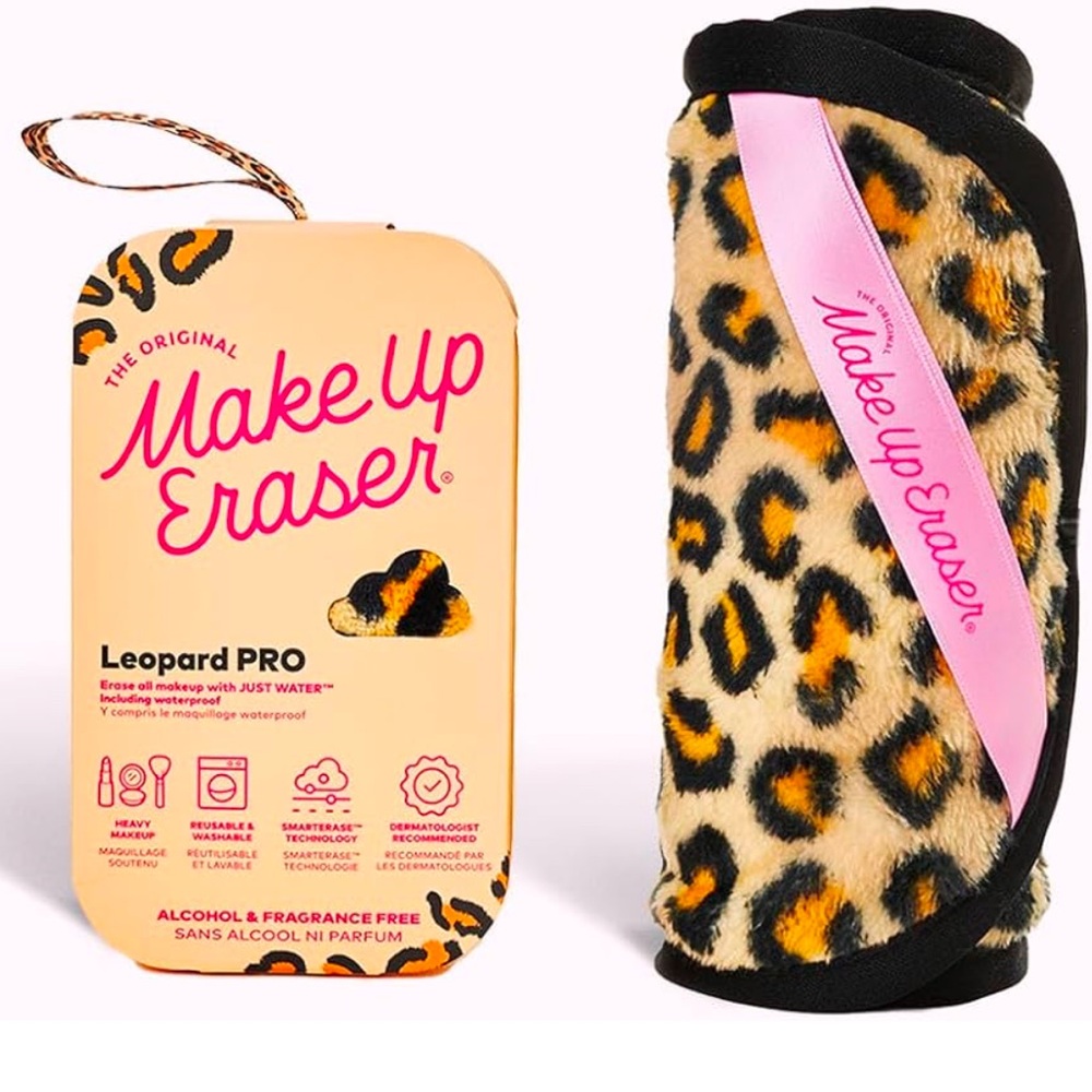 NWT MakeUp Eraser Leopard PRO